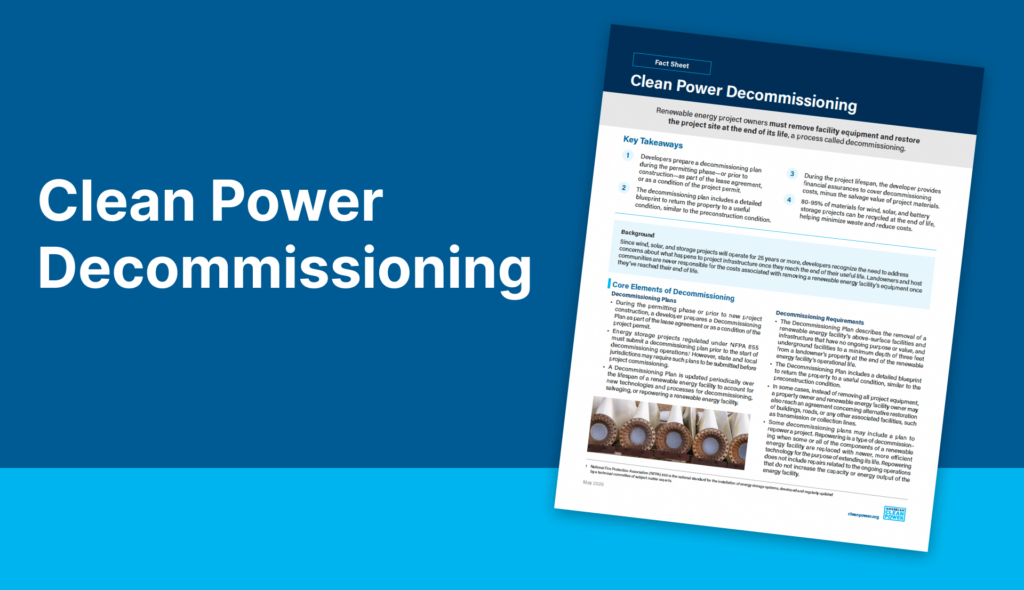 Clean Power Decommissioning