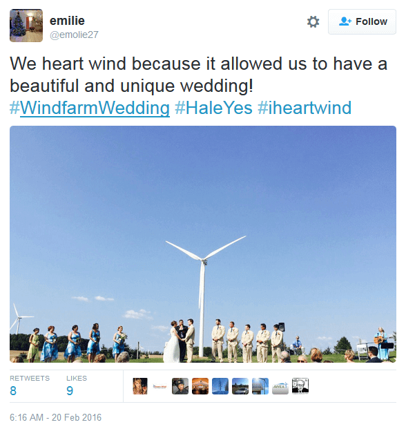 Wind wedding