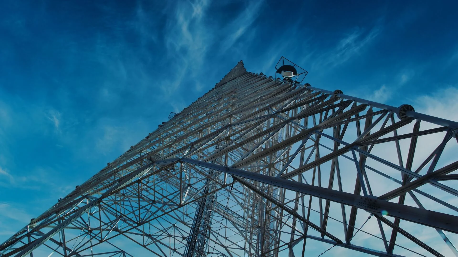A power pylon in Shorewood, WI, United States.