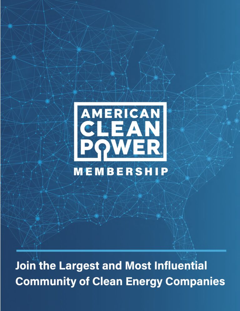 American Clean Power Membership Brochure.