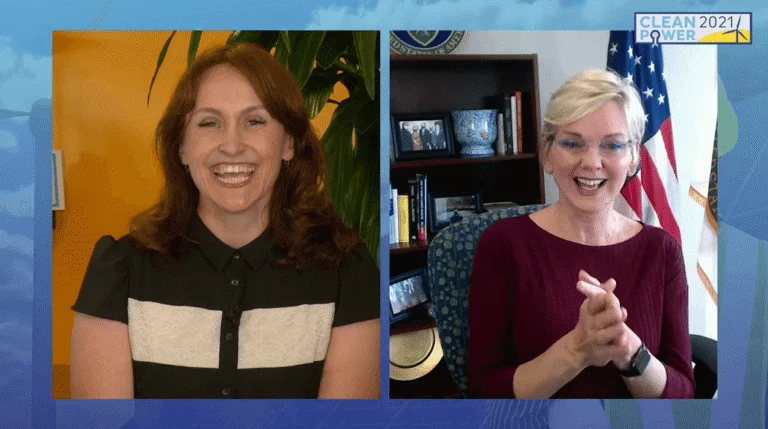 Heather Zichal and Jennifer Granholm