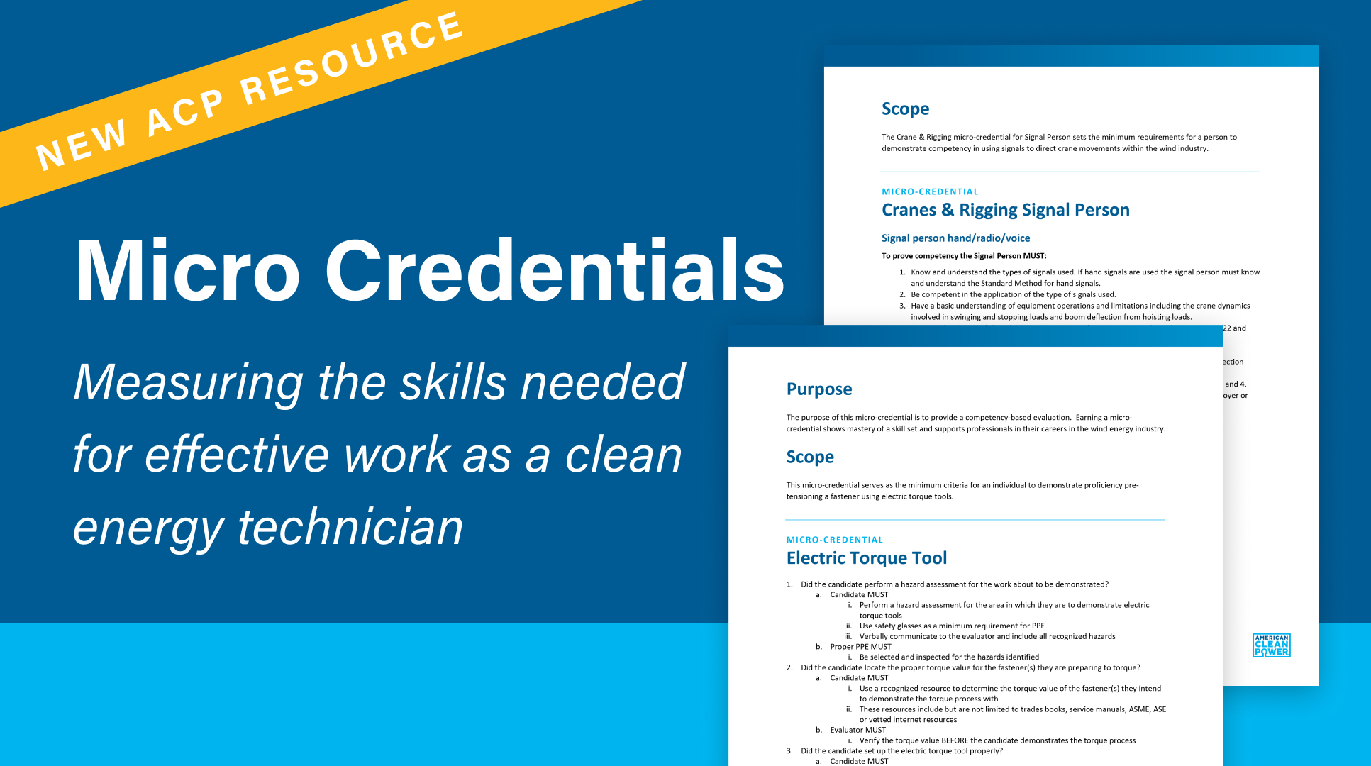 Micro Credentials | ACP