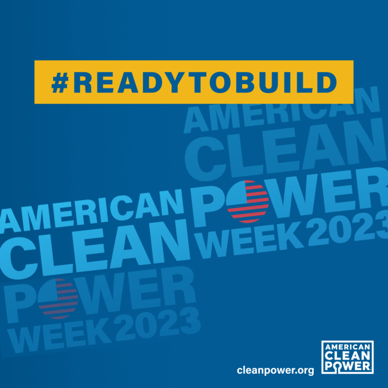 #ReadyToBuild American Clean Power Week Promo.