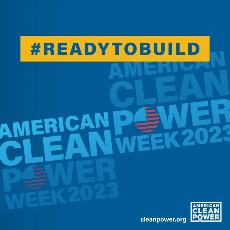 #ReadyToBuild American Clean Power Week Promo.