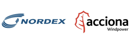 Logo of ACP Conference Sponsors Nordex and Acciona Windpower.