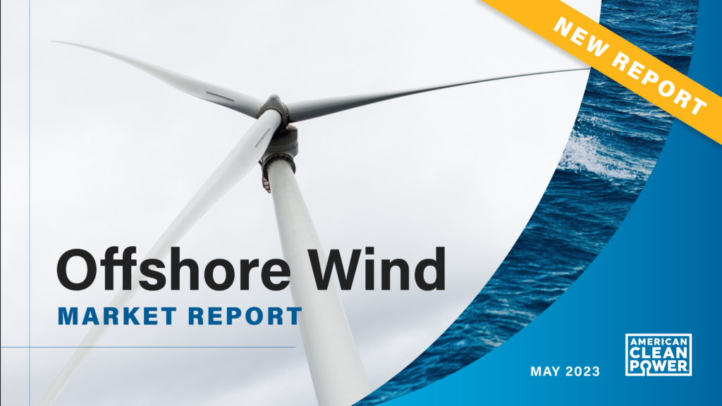 Cover Image of ACP's Offshore Wind Market Report, May 2023.