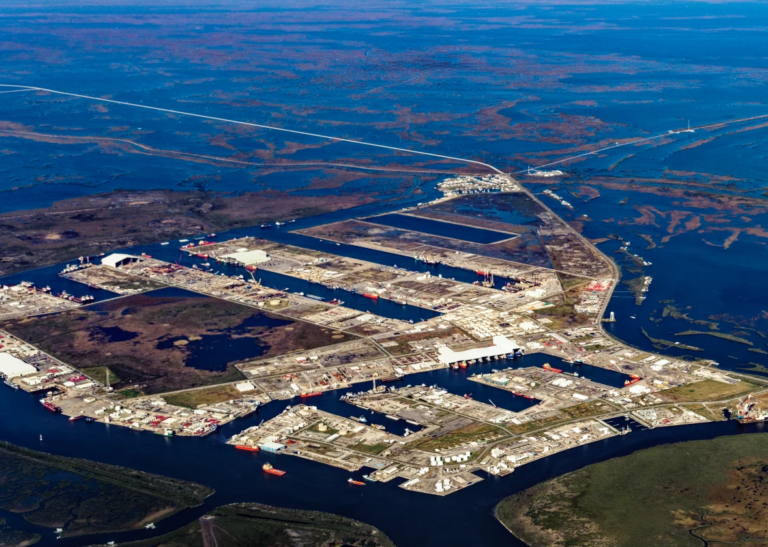 An Industrial Park Located on the Water.