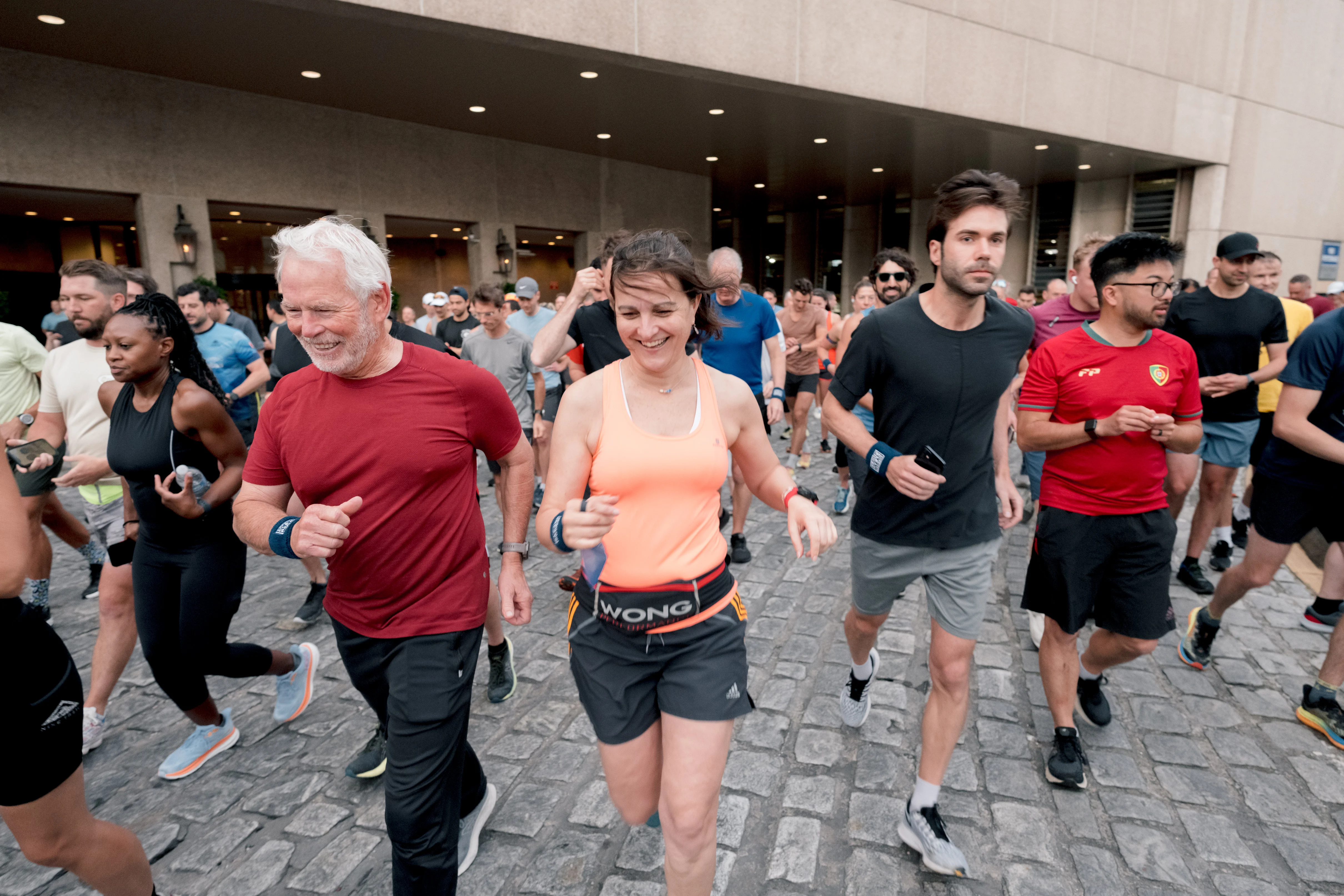 Participants in one of ACP's 5k Fun Runs.