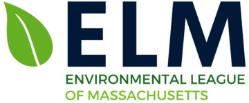 The logo for the Environmental League of Massachusetts, a sponsor of ACP's Offshore WINDPOWER 2023 Conference.