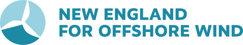 The logo for New England for Offshore Wind, a sponsor of ACP's Offshore WINDPOWER Conference.