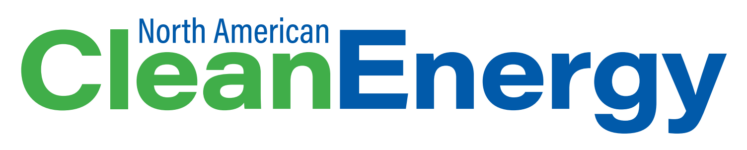 The logo for North American CleanEnergy, a media partner for ACP's Offshore Windpower event.