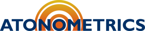 The logo for Atonometrics, an event sponsor for ACP's Resource and Technology conference.