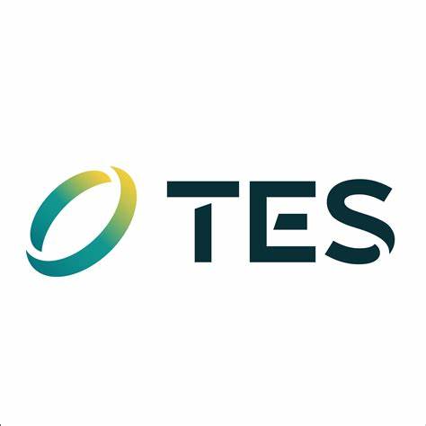 The logo for TES, an ACP member.