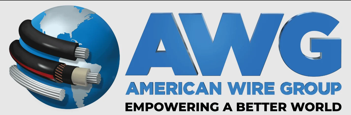 The logo of American Wire Group, a sponsor of ACP's CLEANPOWER Expo.