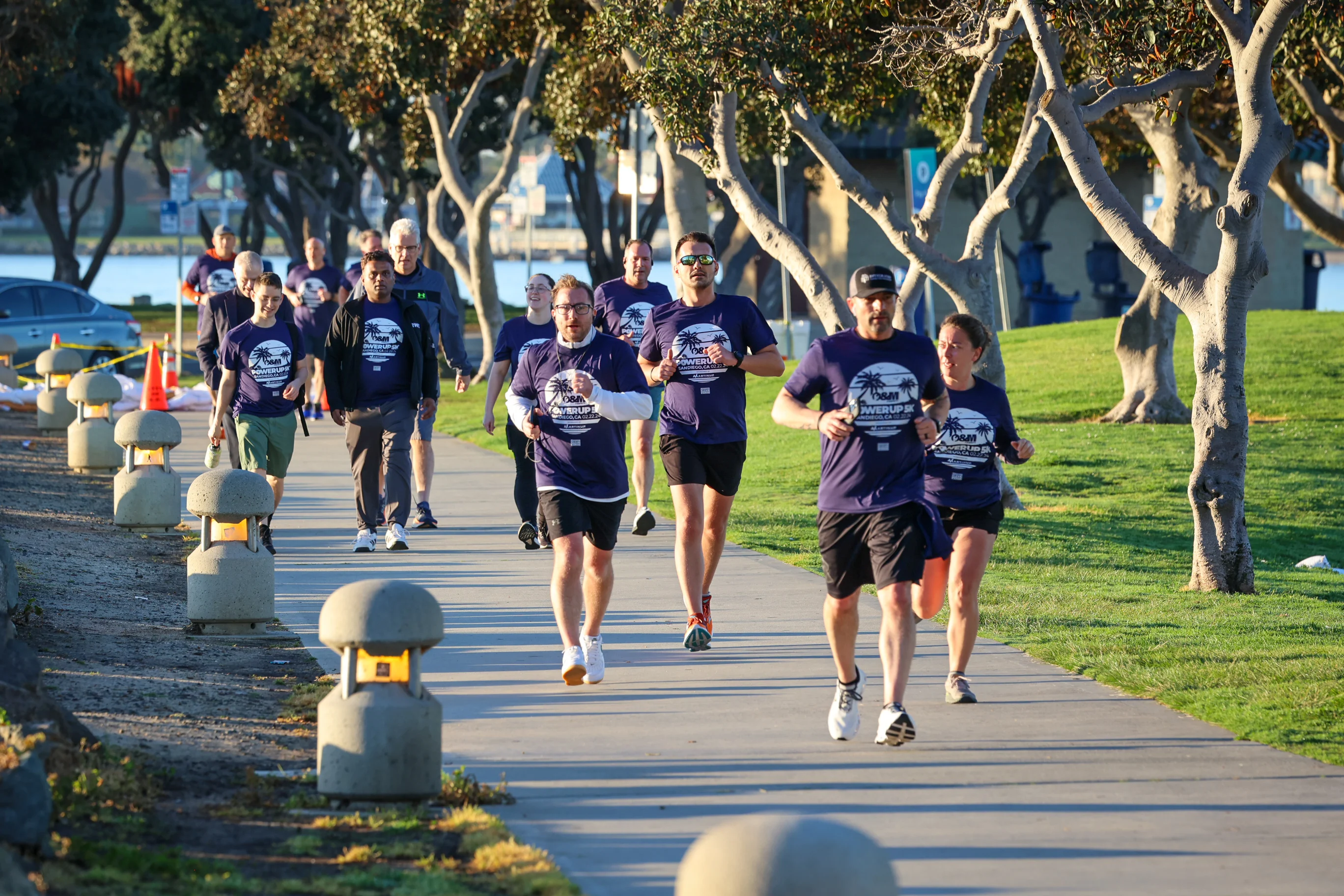 Runners at Siting & Permitting 2024 Power Up Fun Run 5k run & 2.5k walk in Colorado Springs