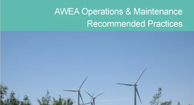 AWEA operations and maintenance recommended practices