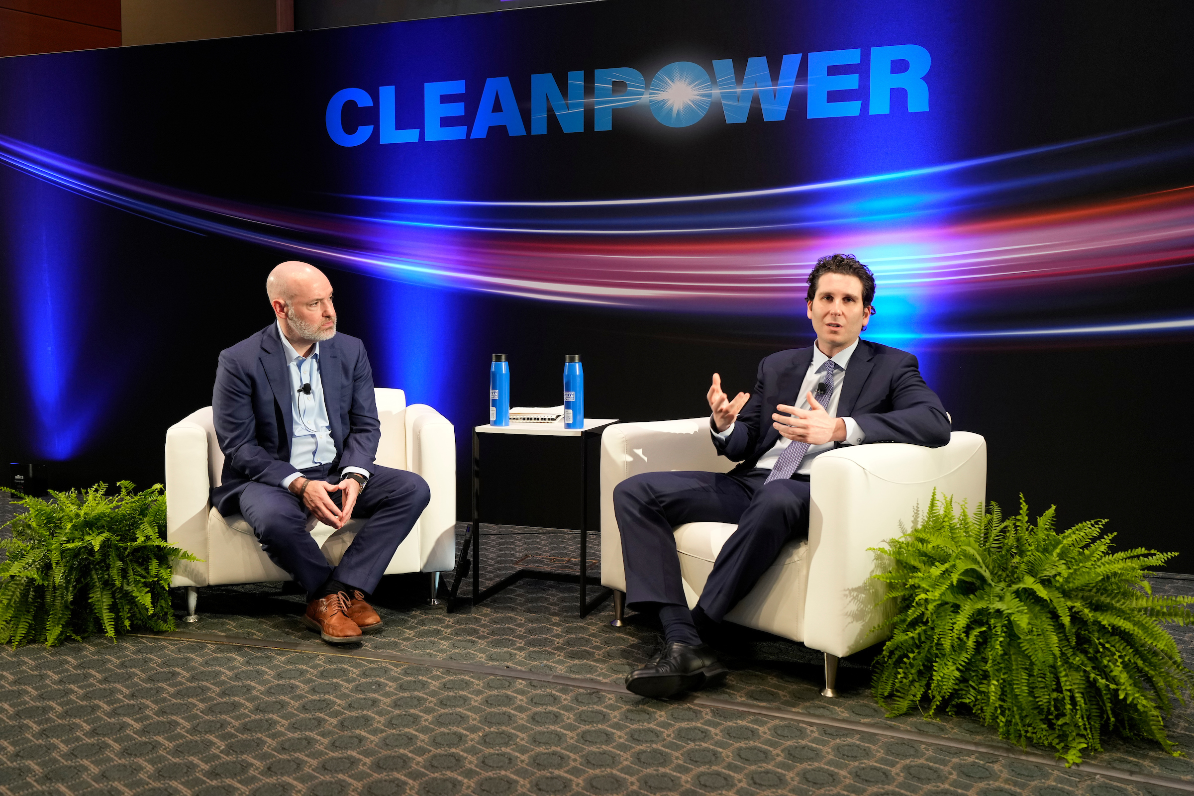 left to right: Frank Marrachiola and speaking on CLEANPOWER 2024 panel