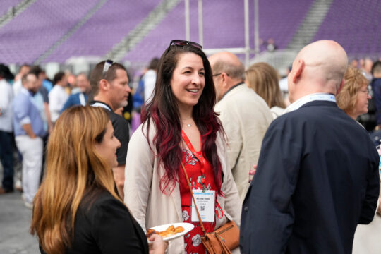 People networking during the CLEANPOWER 2024 opening reception