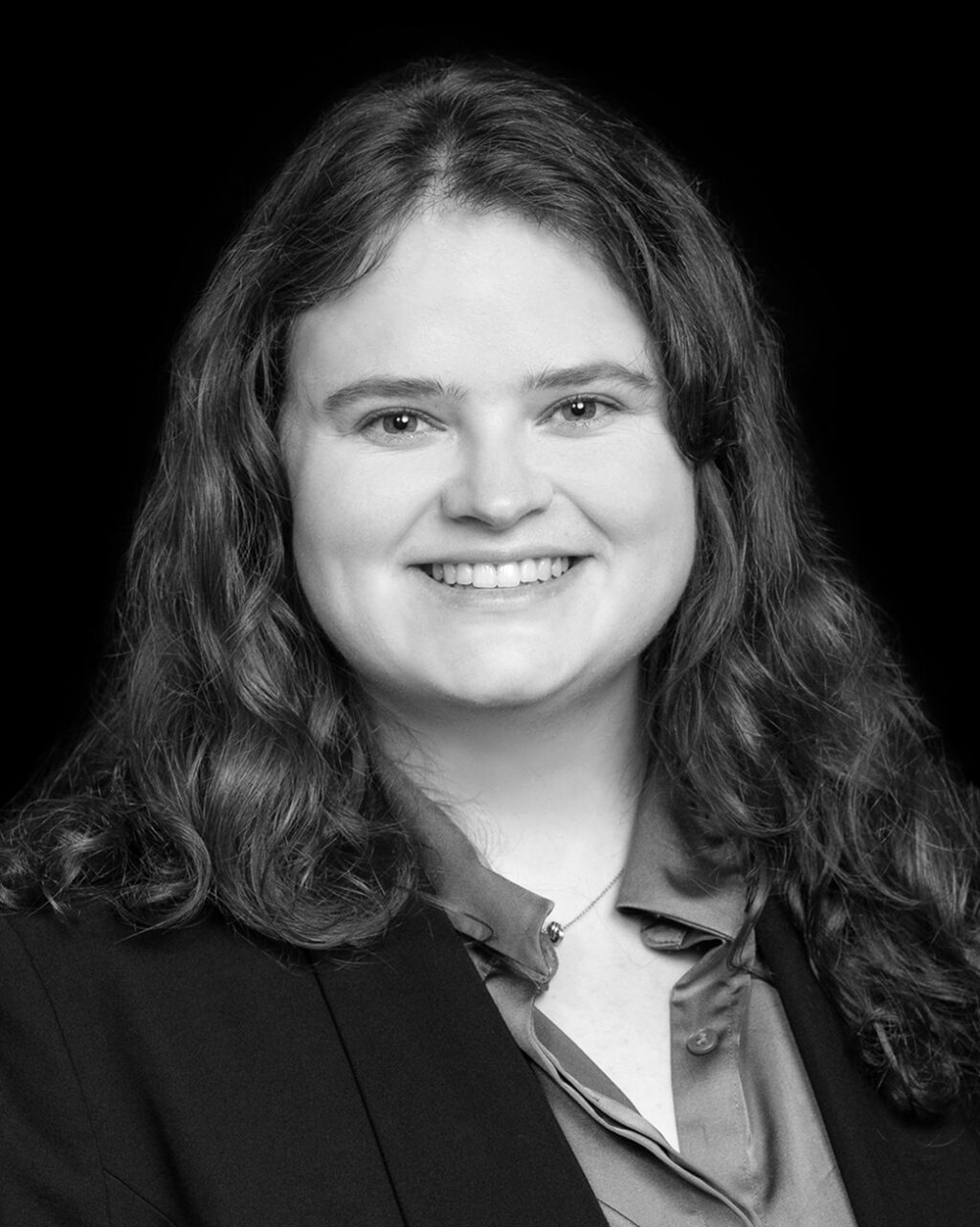 black and white headshot of Cecelia Grasseschi