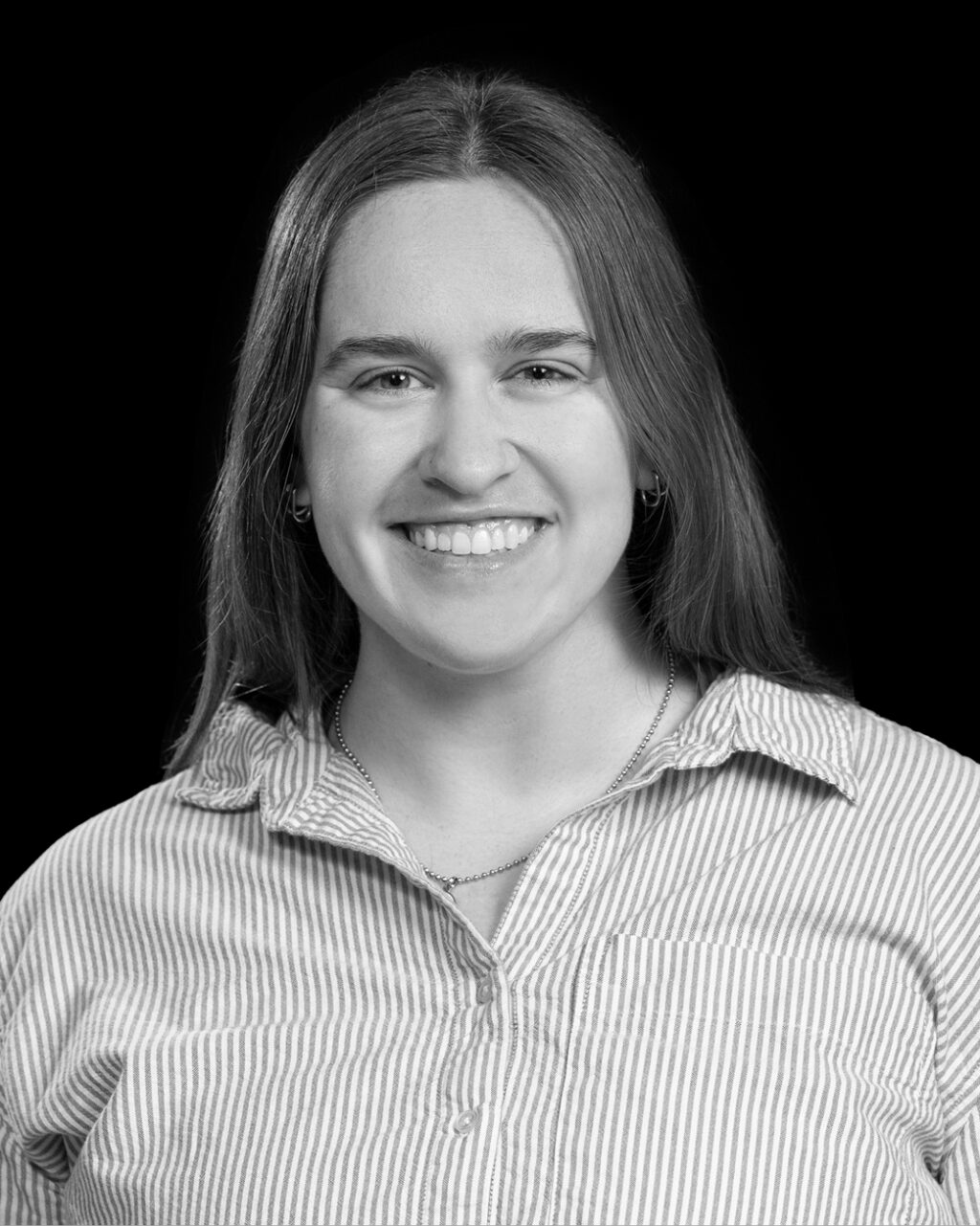 black and white headshot of kathryn kenney