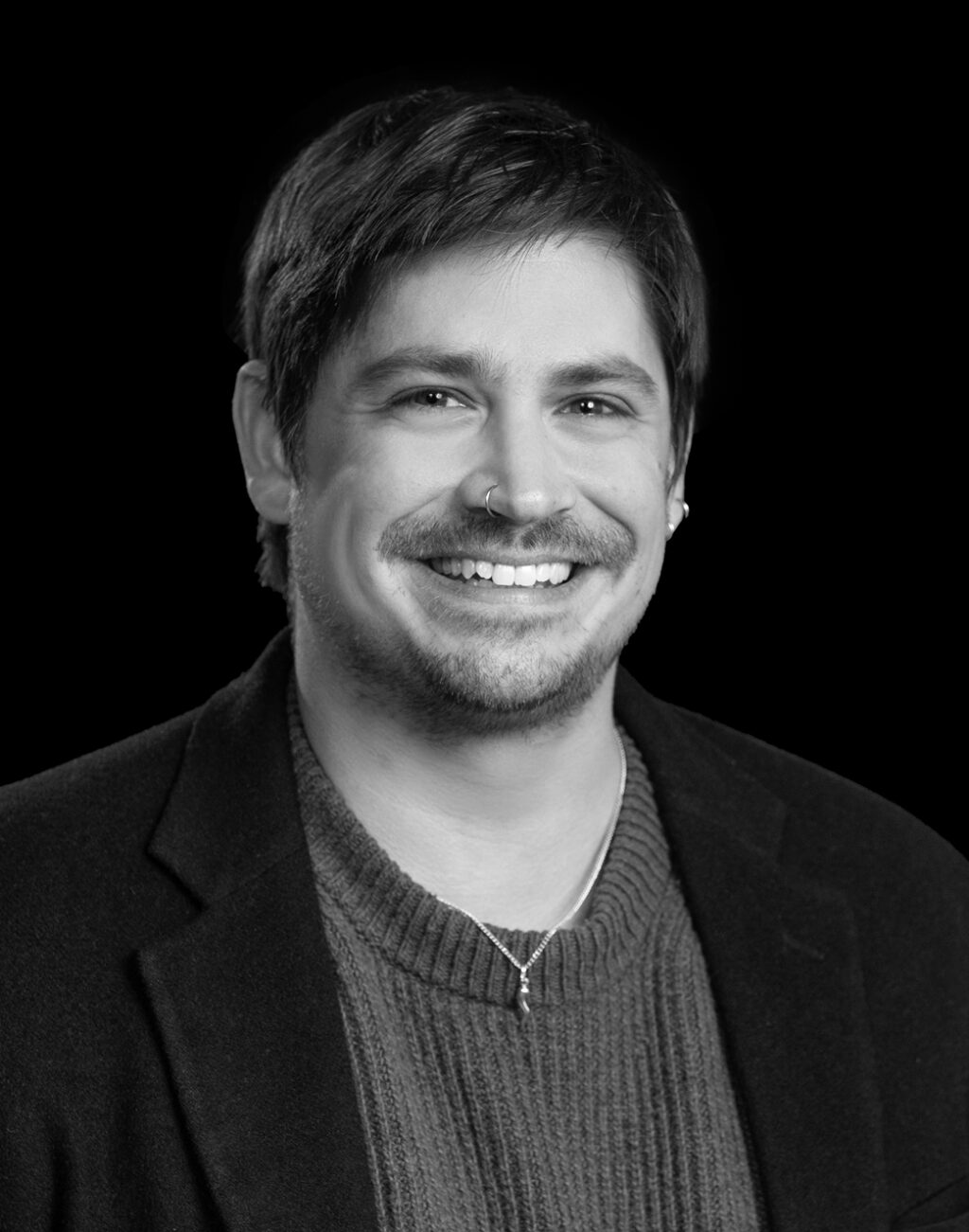 black and white headshot of Phil Sgro