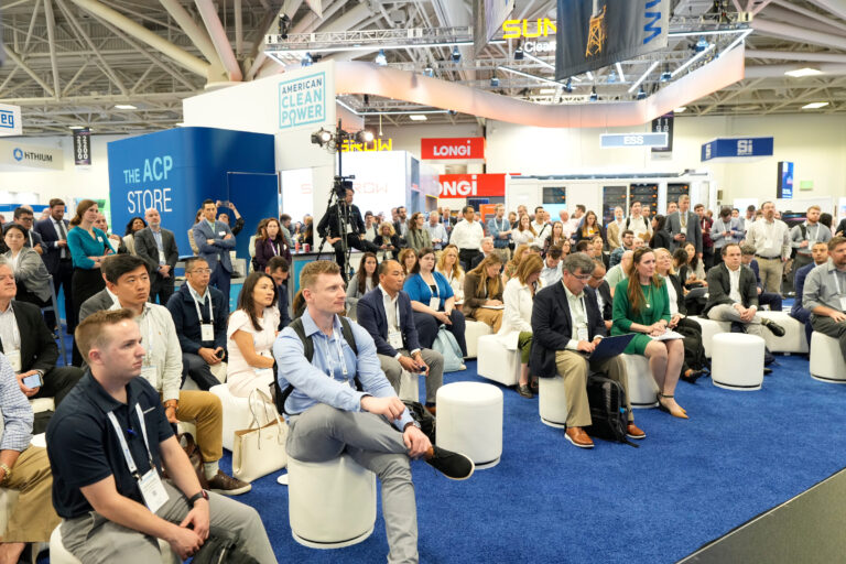 Audience during one of the PowerTalk sessions with Jason Grumet