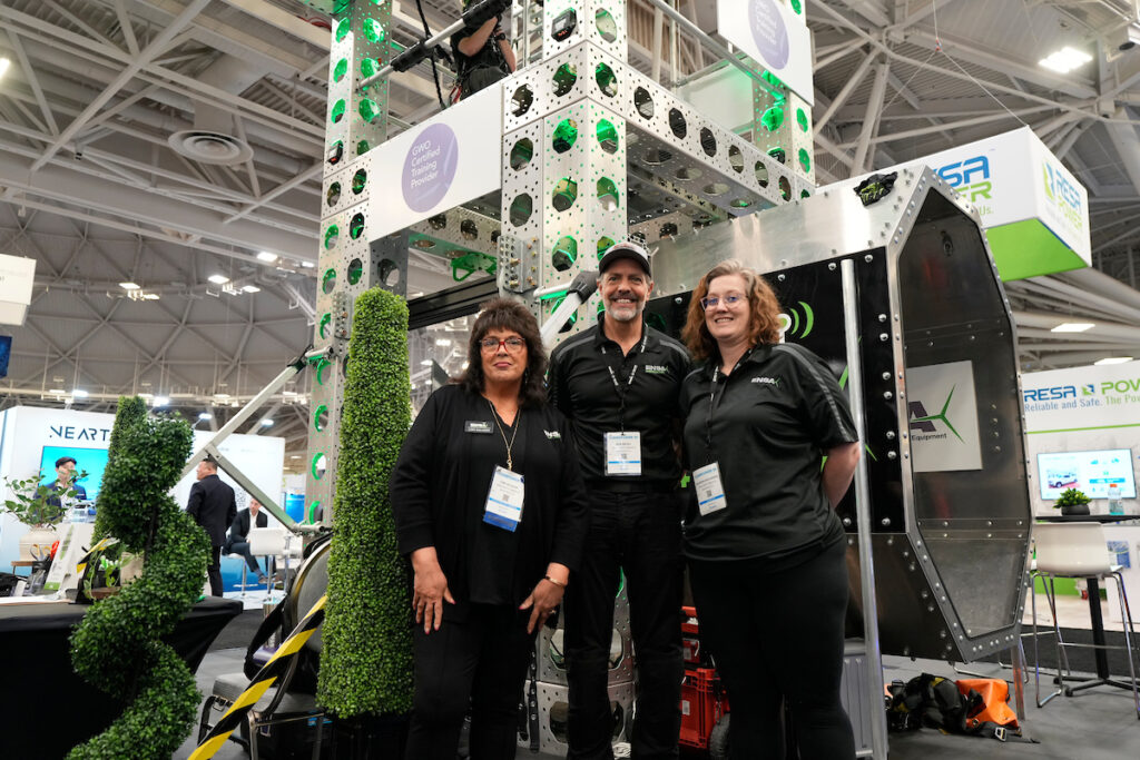 One group of winners of the best booth design competition at CLEANPOWER 2024