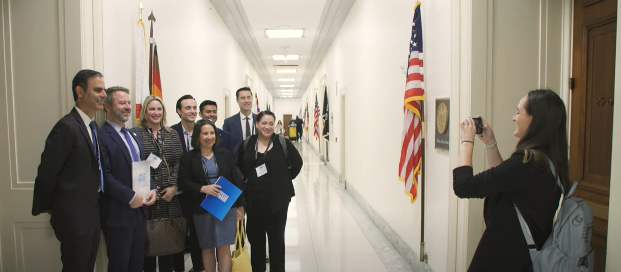 A group photo of ACP members at the 2024 lobby day