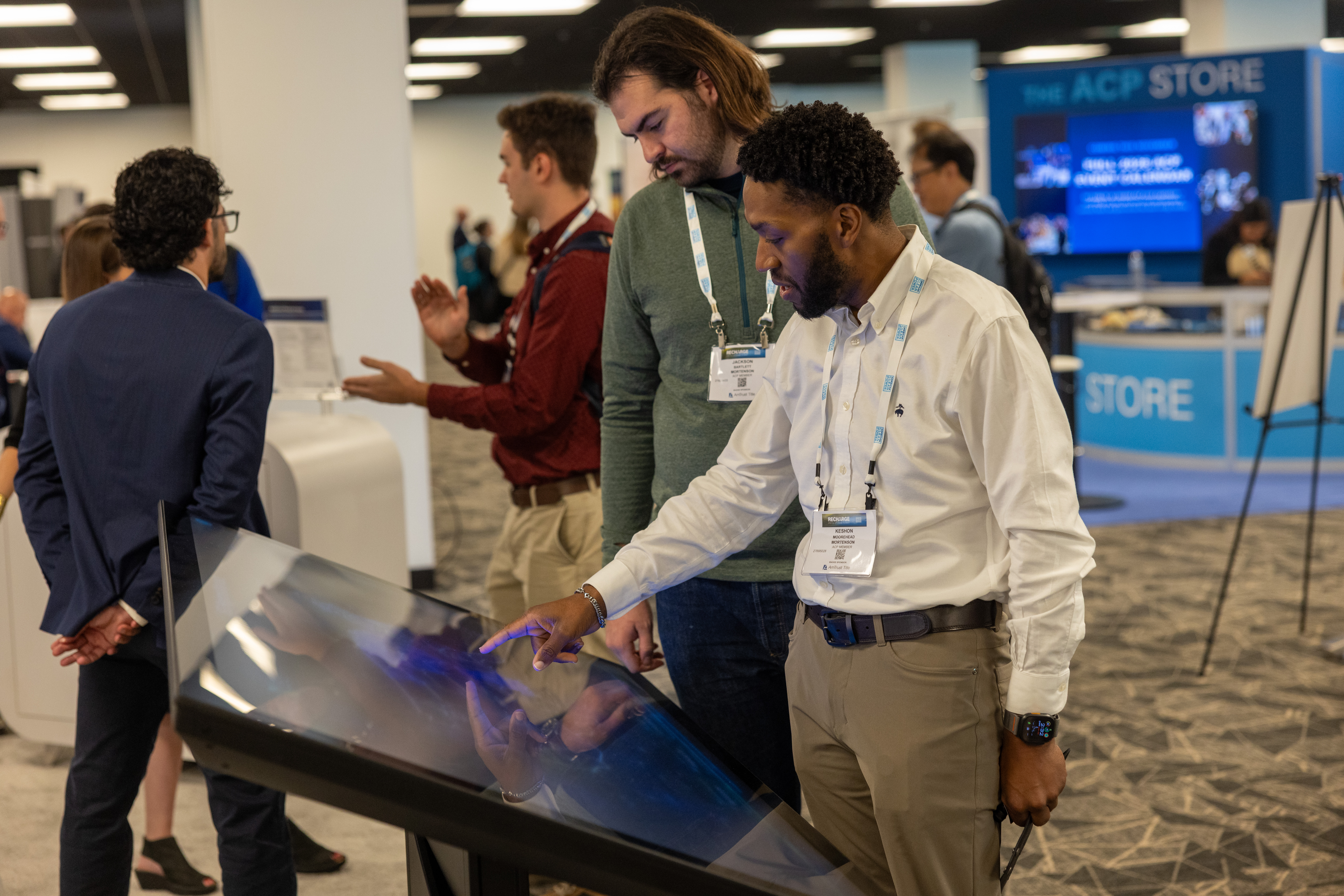 RECHARGE exhibit hall