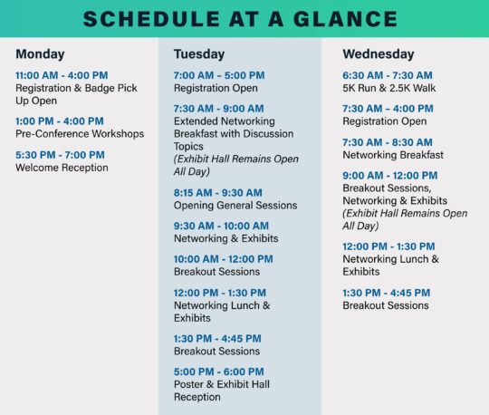 Siting Schedule At A Glance 2026