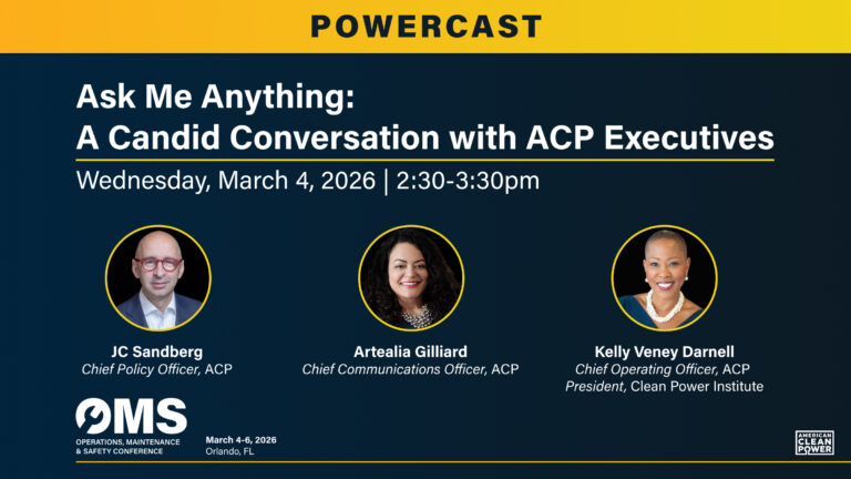 PowerCast. Ask Me Anything:  A Candid Conversation with ACP Executives Wednesday, March 4, 2026 | 2:30-3:30pm
