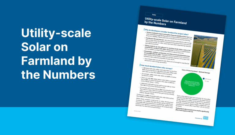 Solar and farmland use