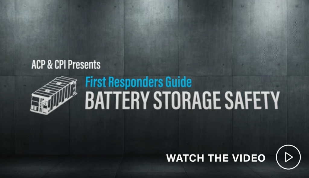 First Responders Guide to Battery Storage Safety
