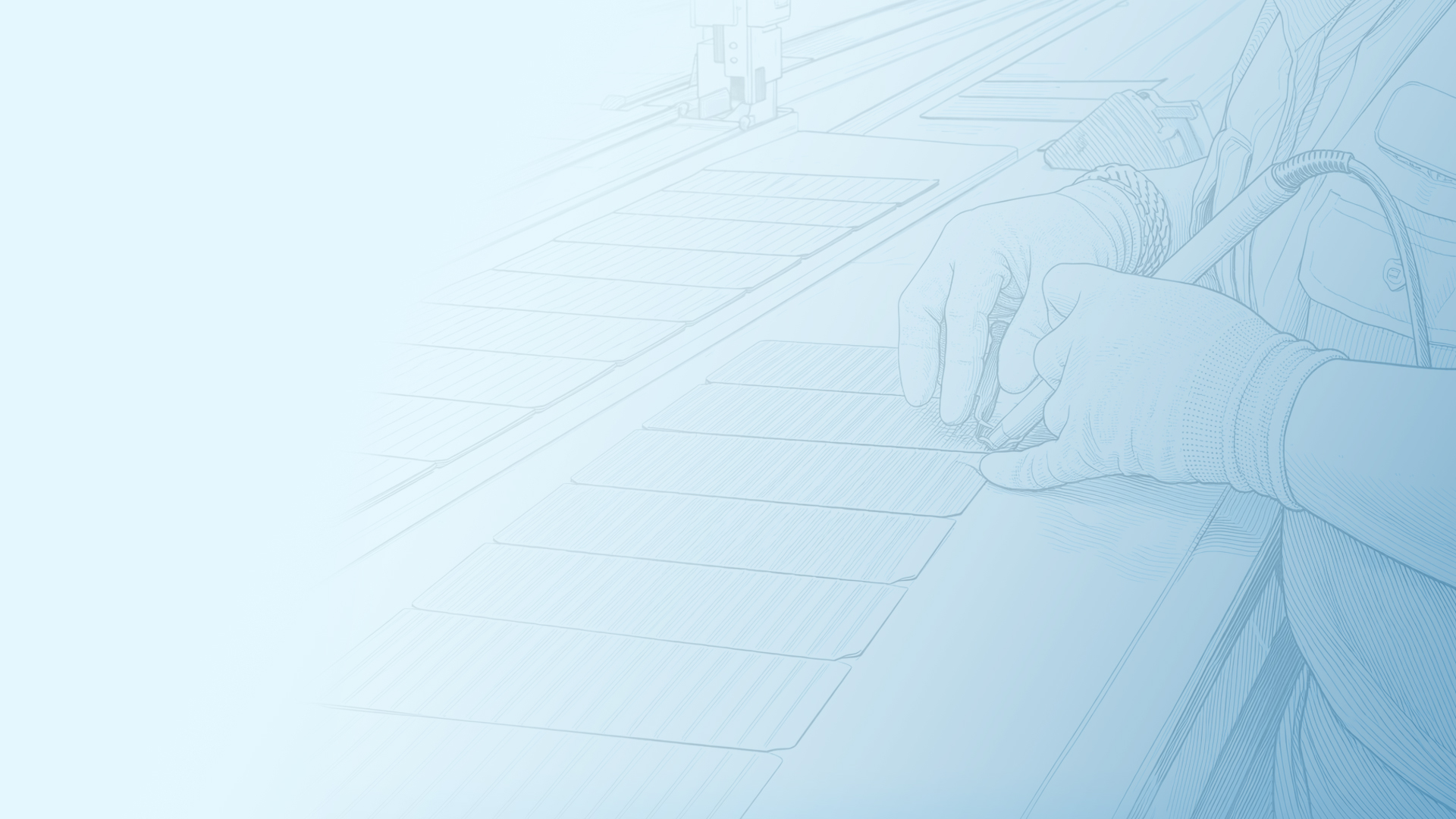 artwork or solar panel manufacturer at work