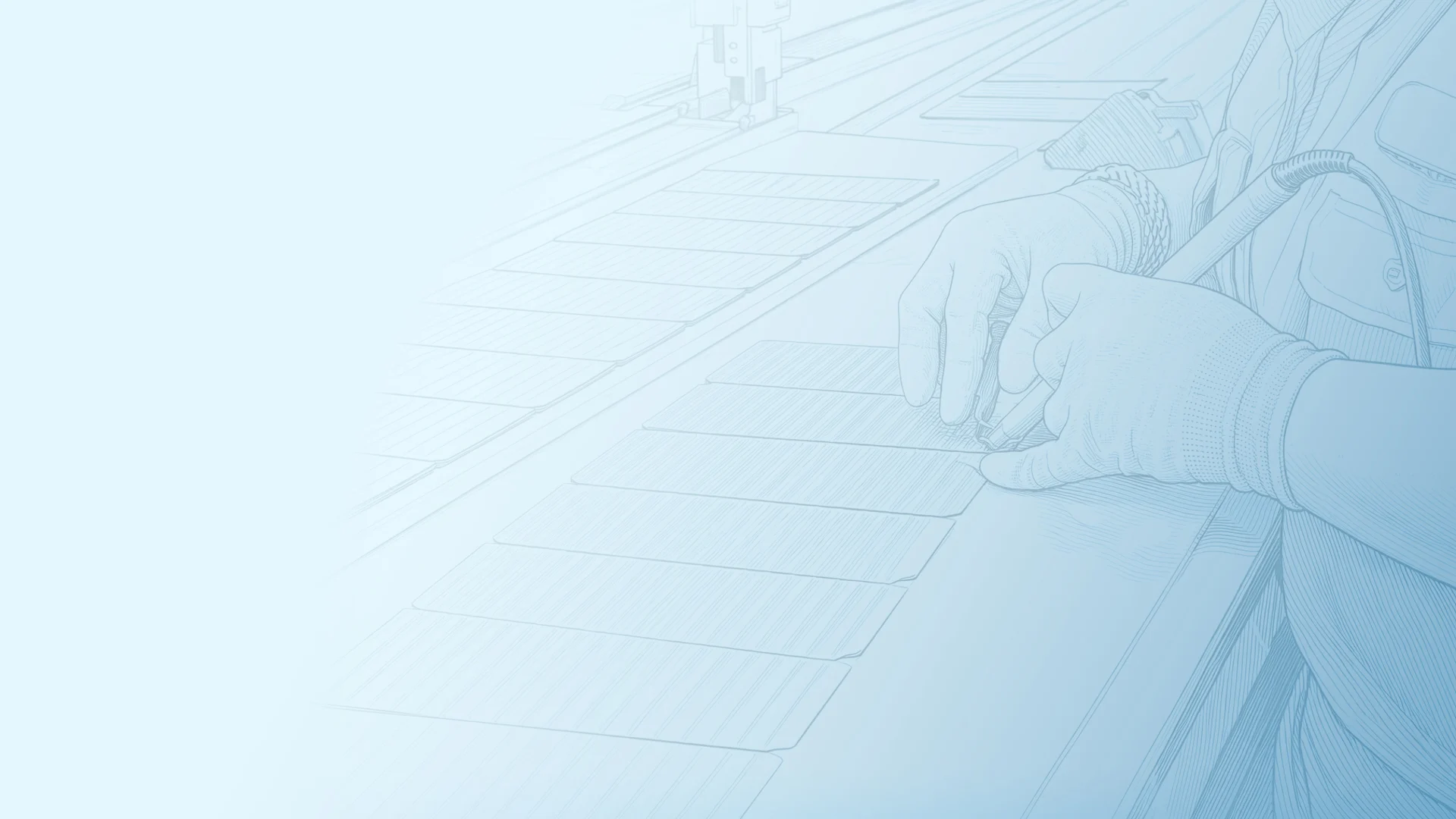 artwork or solar panel manufacturer at work