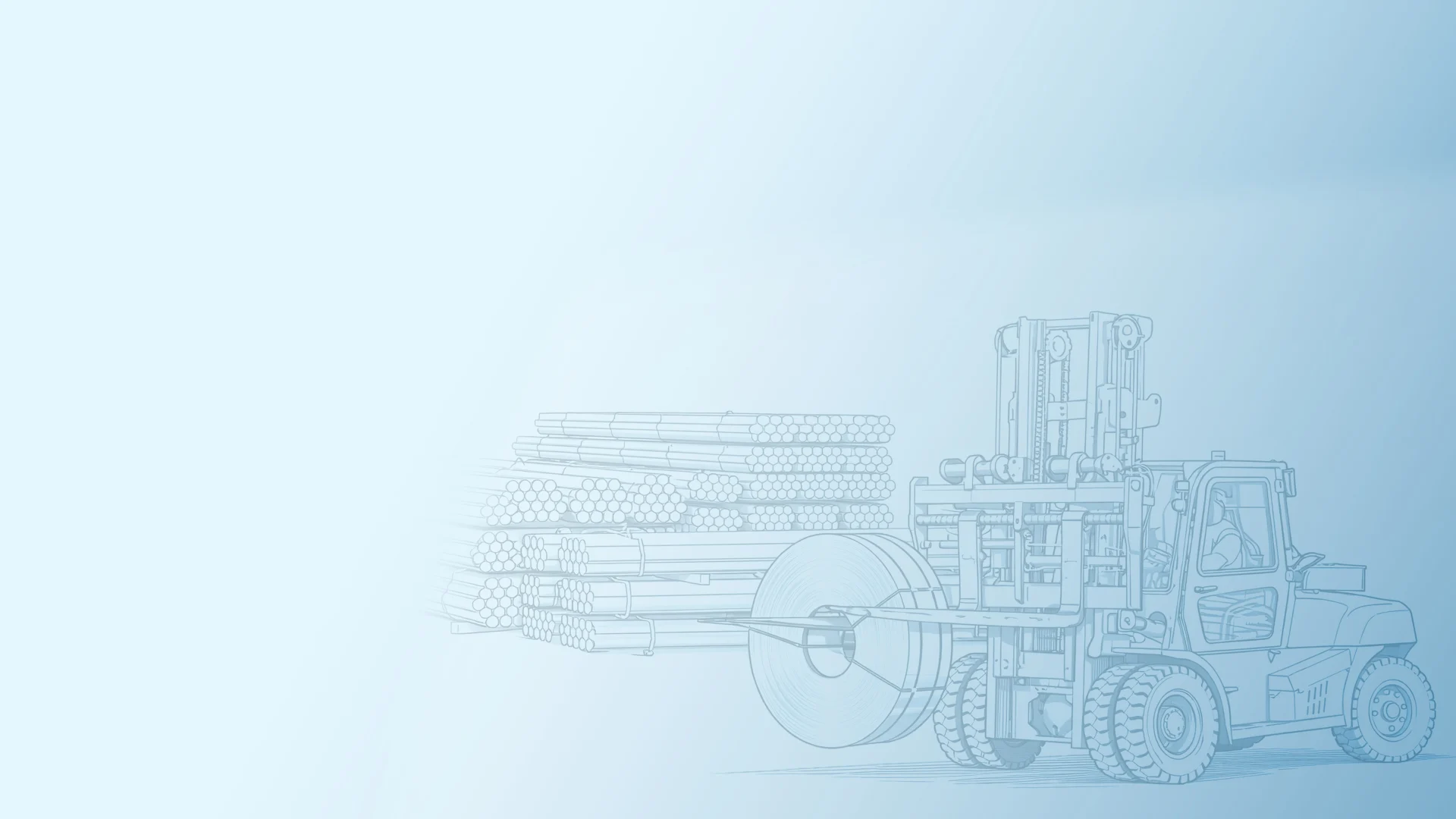 artwork of steel tube manufacturing for solar components