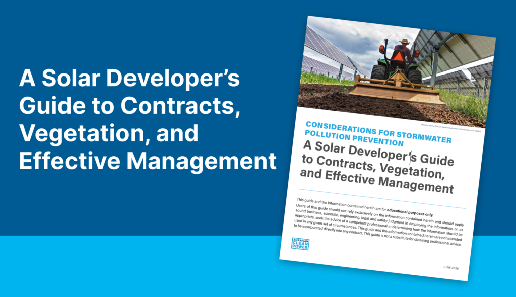 A Solar Developer’s Guide to Contracts, Vegetation, and Effective Management