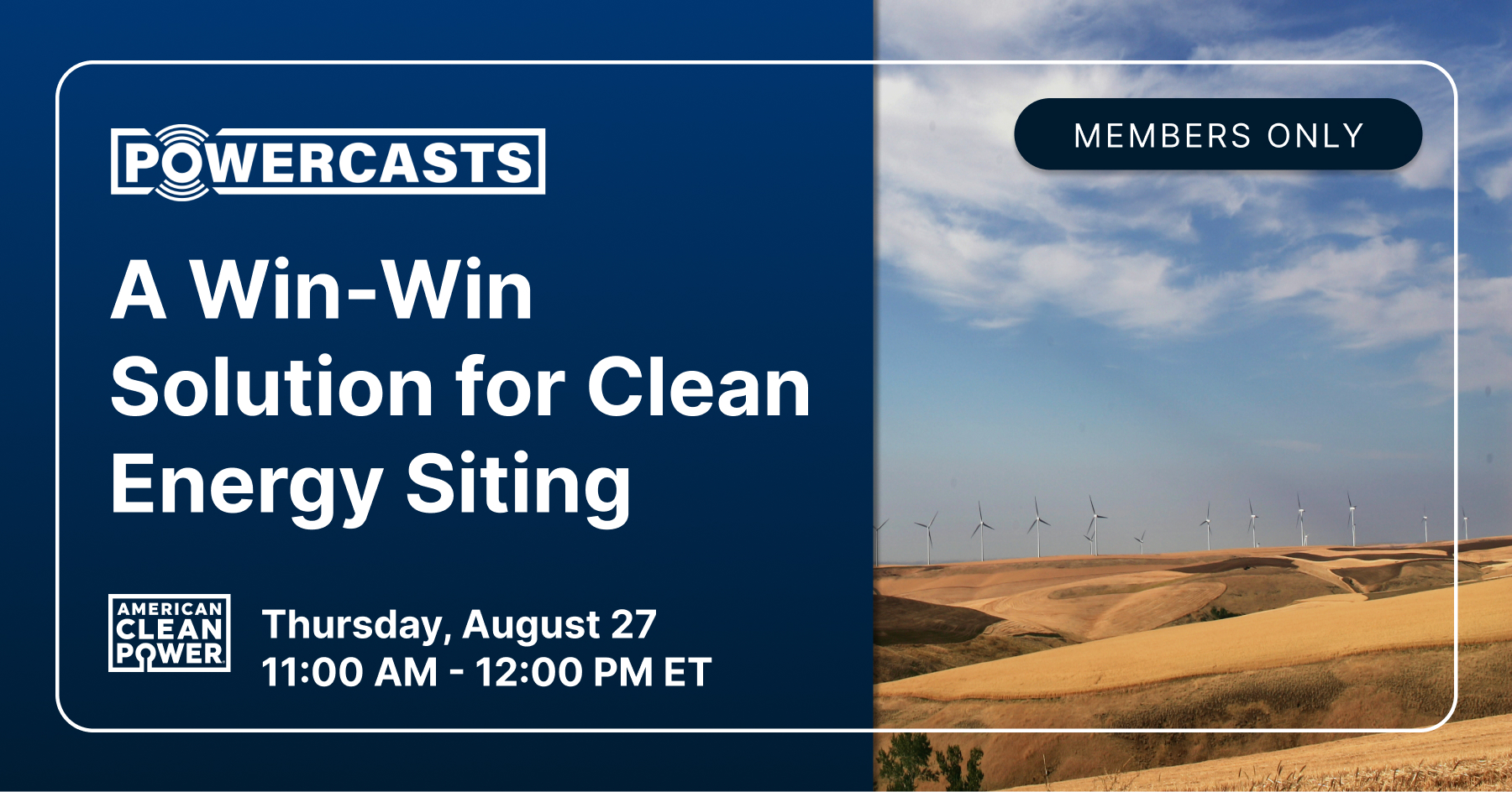 A Win-Win Solution for Clean Energy Siting | ACP